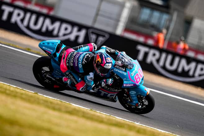 David Alonso's strong fall that left him out of the Netherlands GP