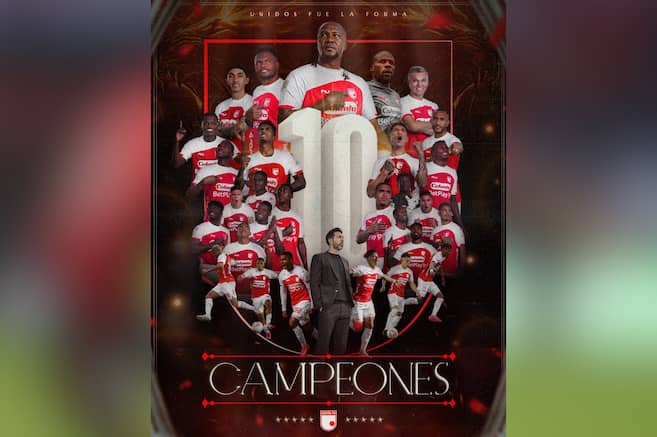 How many stars does Santa Fe have? This is how the palmarés was after his new title