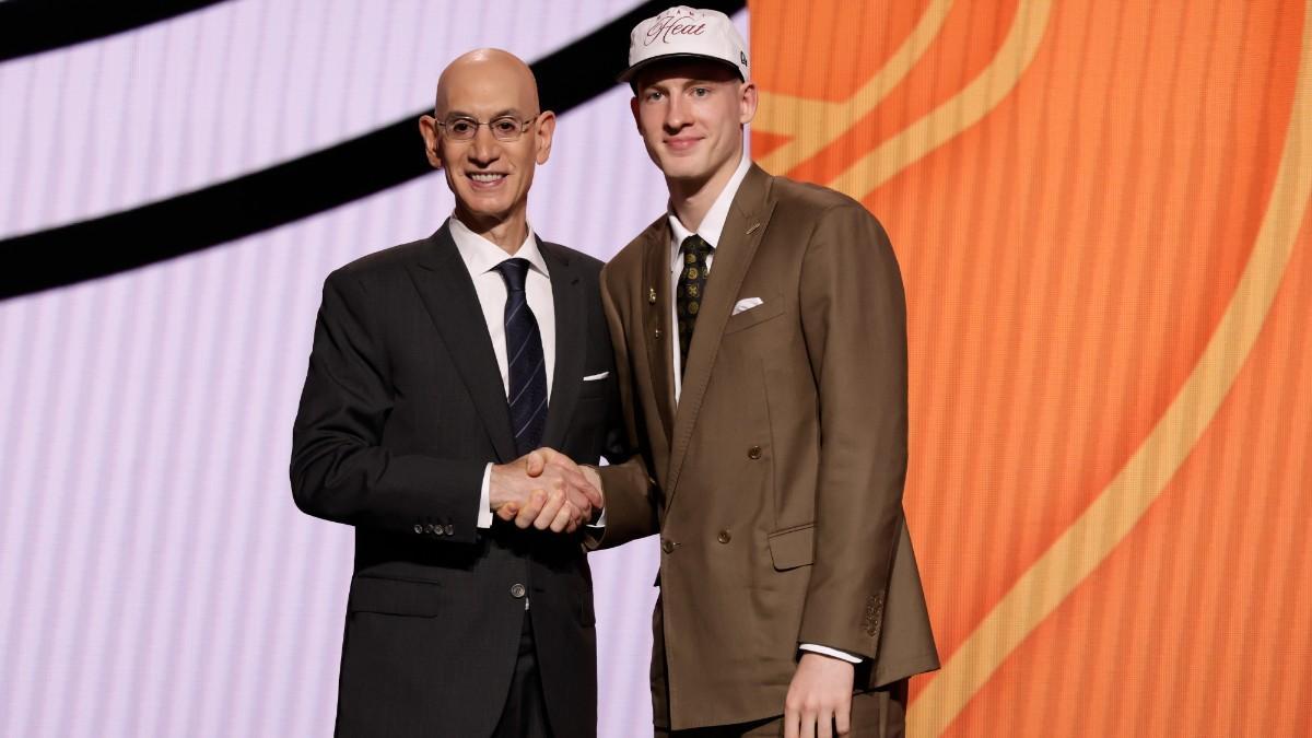 The former Kasparas Jakucionis, chosen by the Miami Heat in the twentieth position of the NBA Draft